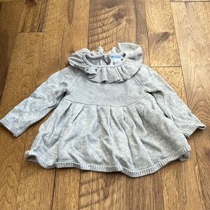 Jacadi Paris Girl’s Grey Dress Size 12m